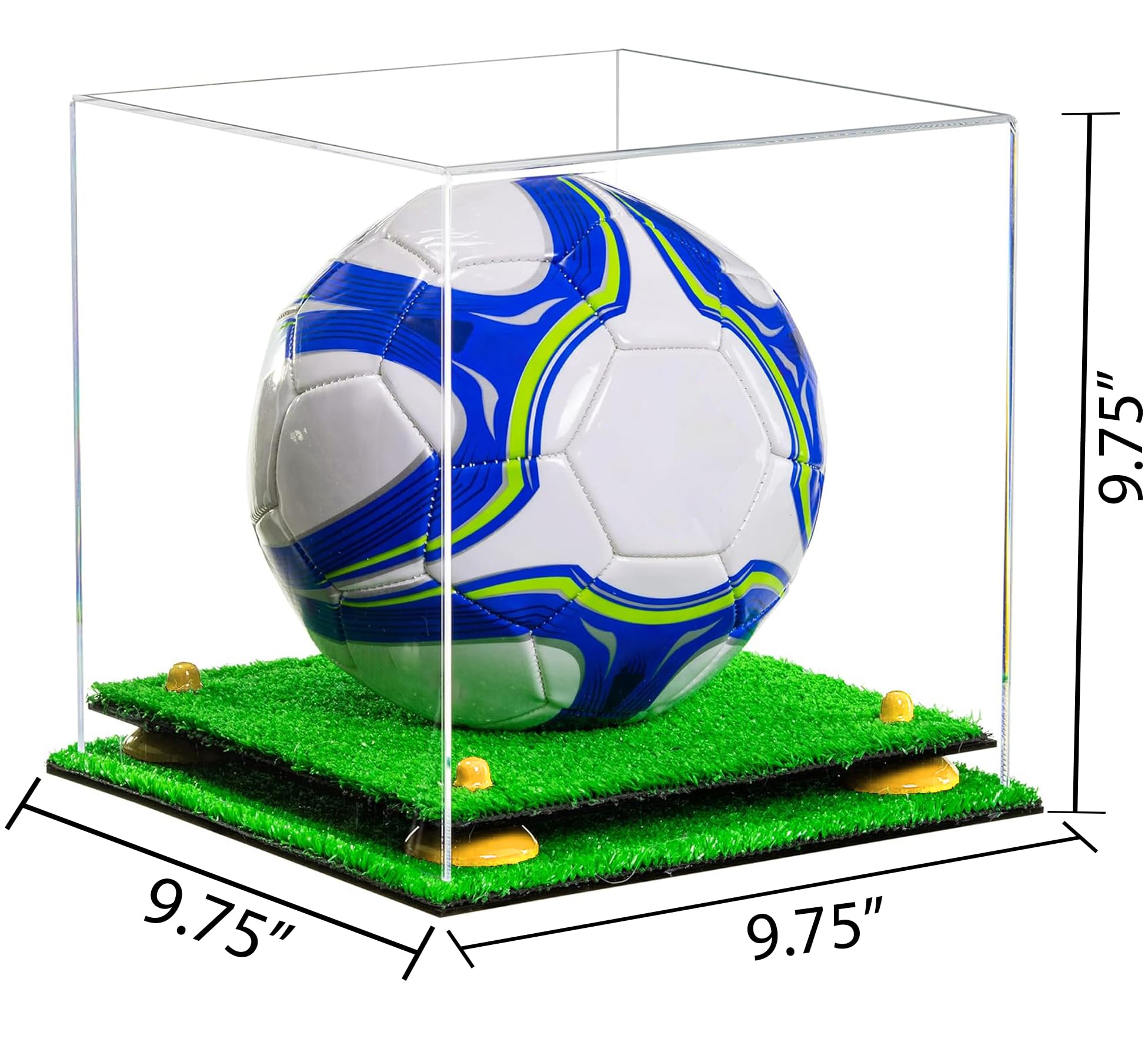 Acrylic Soccer Ball Display Case with Stand - Perfect for Collectibles, Awards, and Home Decor