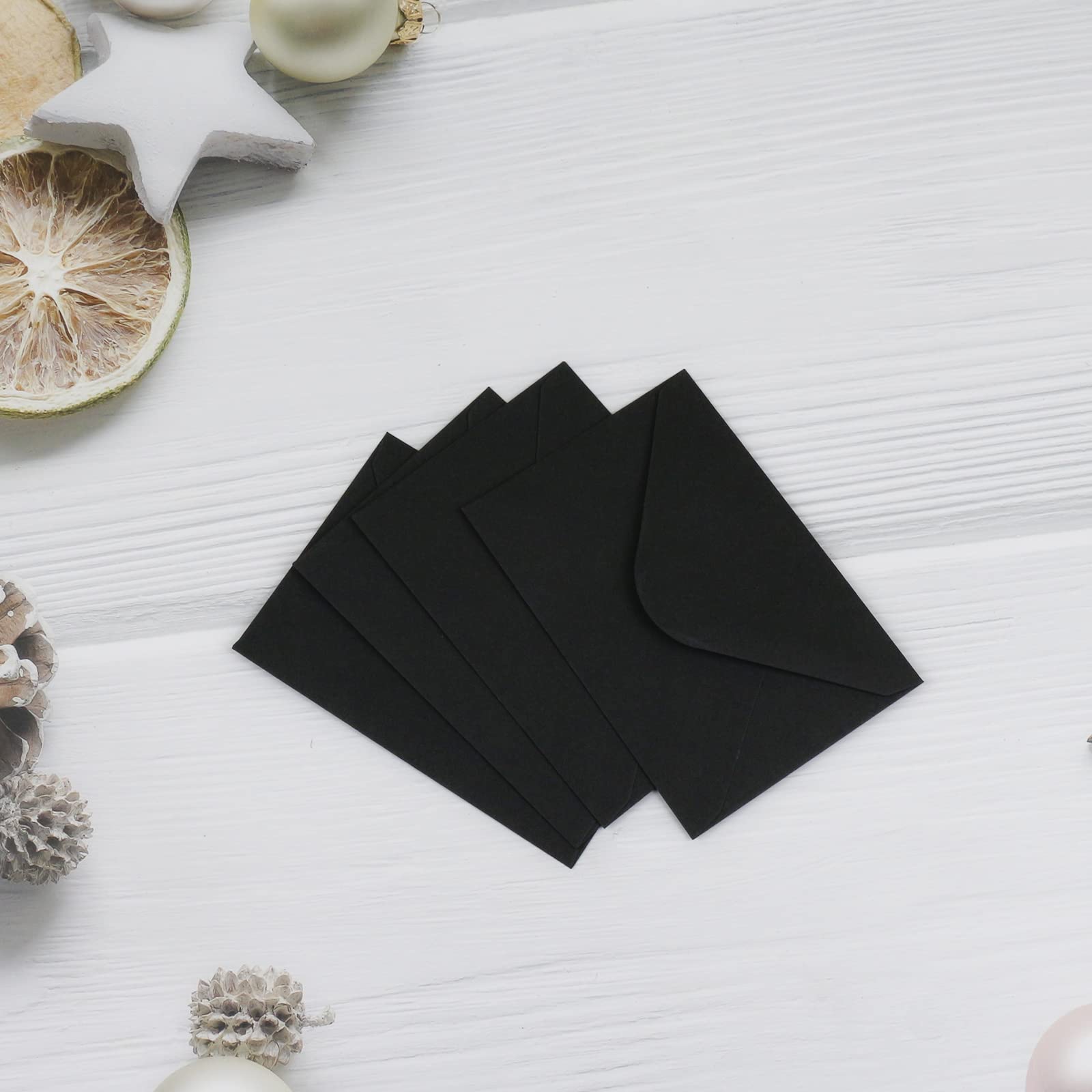 150 Pack Black Mini Gift Card Envelopes (4