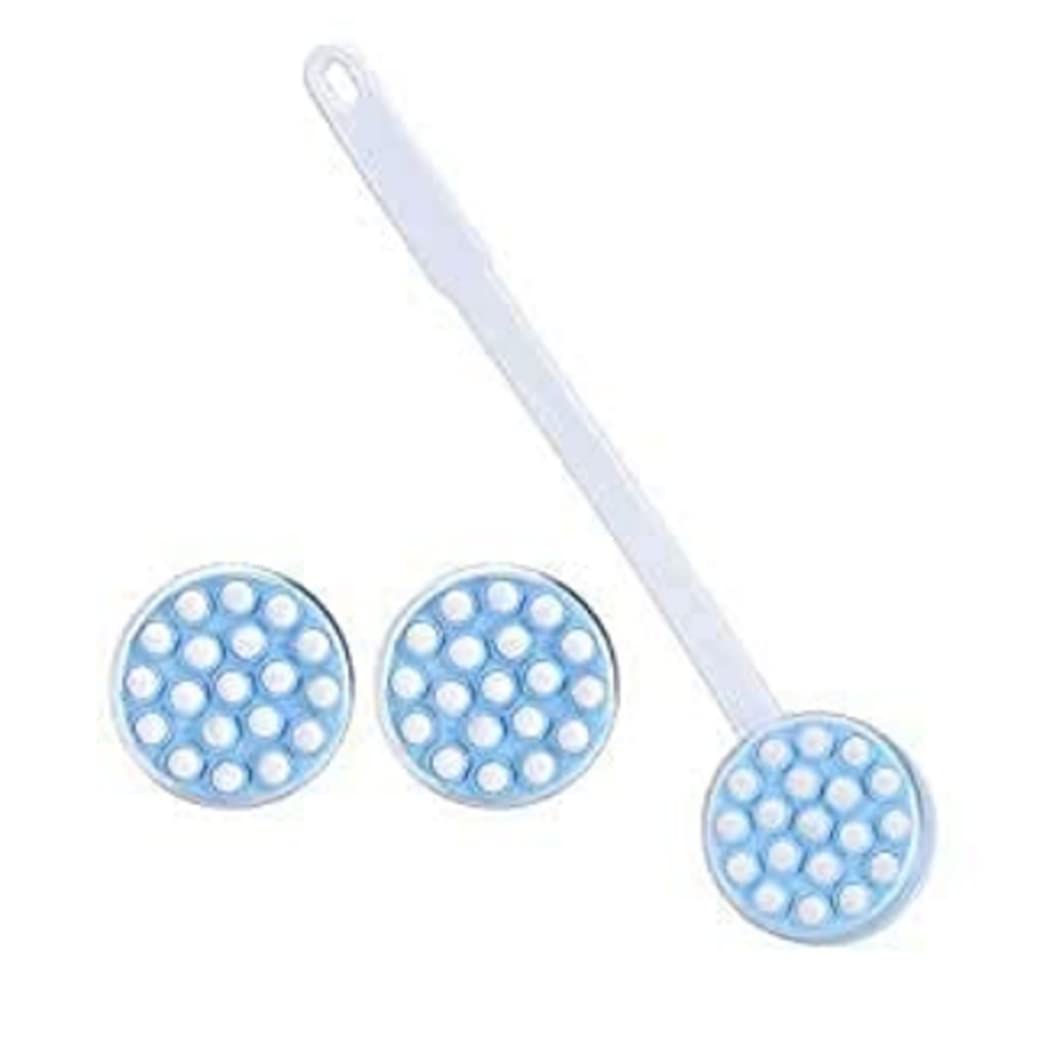 Long Handle Lotion Applicator & Back Massager Brush - Cream Scrubber for Shower & Spa, Body Lotion Applicator with Extended Handle for Hard-to-Reach Areas | Perfect for Back Care, Moisturizing & Exfoliation