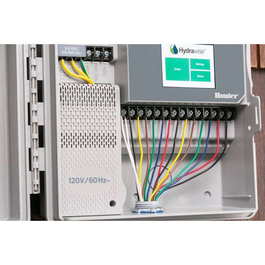 Hunter Industries PHC 1200 Smart WiFi Sprinkler Controller - 12 Zone Residential & Commercial Irrigation System with Hydrawise Web-Based Software | Weather-Based Watering for Lawns & Gardens