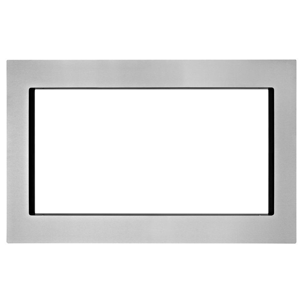 Amana MK2220AS 30 Inch Built-In Microwave Trim Kit - Stainless Steel Over-the-Range Installation for Modern Kitchens