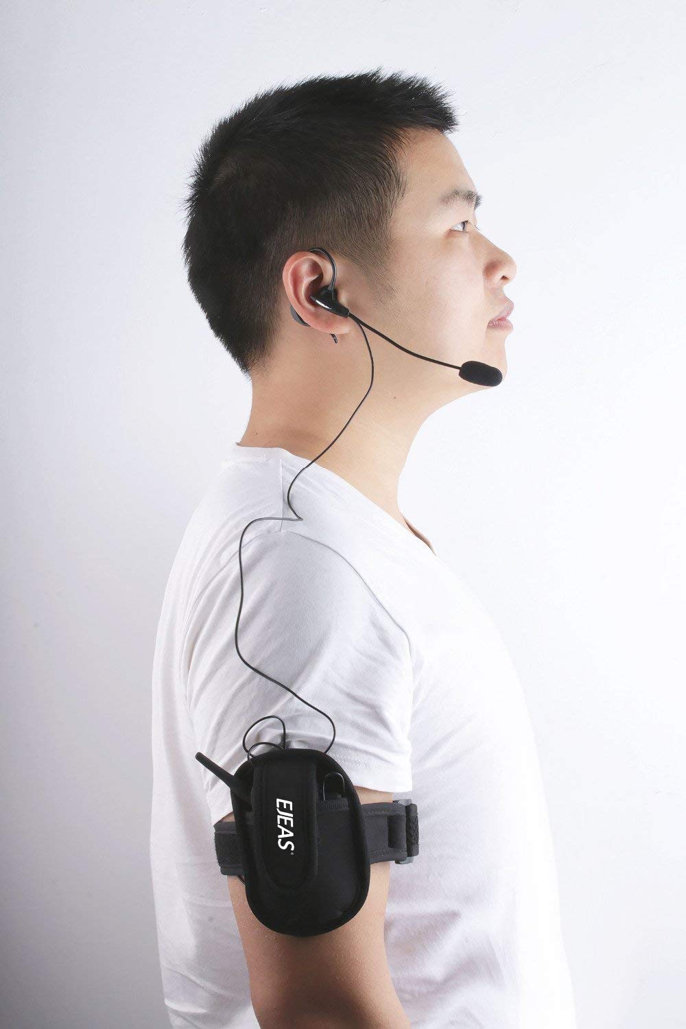 Adjustable Sports Armband for MP3/V4/V6/FBIM & Referee Intercom Headset - Sweat-Absorbing Running Bag for Workouts, Jogging & Fitness Training