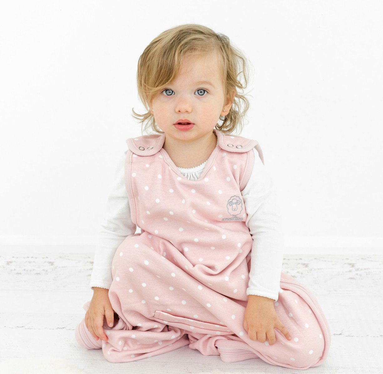 4 Season Ultimate Toddler Sleep Bag - Merino Wool & Organic Cotton for Boys & Girls 2-4 Years - Soft & Breathable Baby Sleeping Sack for Nursery, Daycare & Travel - Rose Pink