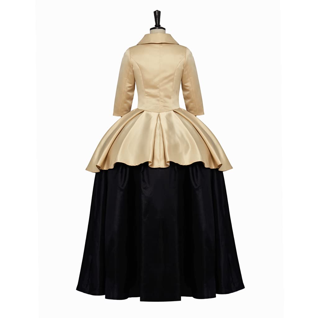 LoliMiss Claire Fraser Dress - Elegant Ball Gown Outlander Cosplay Costume for Halloween, Renaissance Fair & Themed Parties | Historical Reenactment & TV Show Inspired Outfit