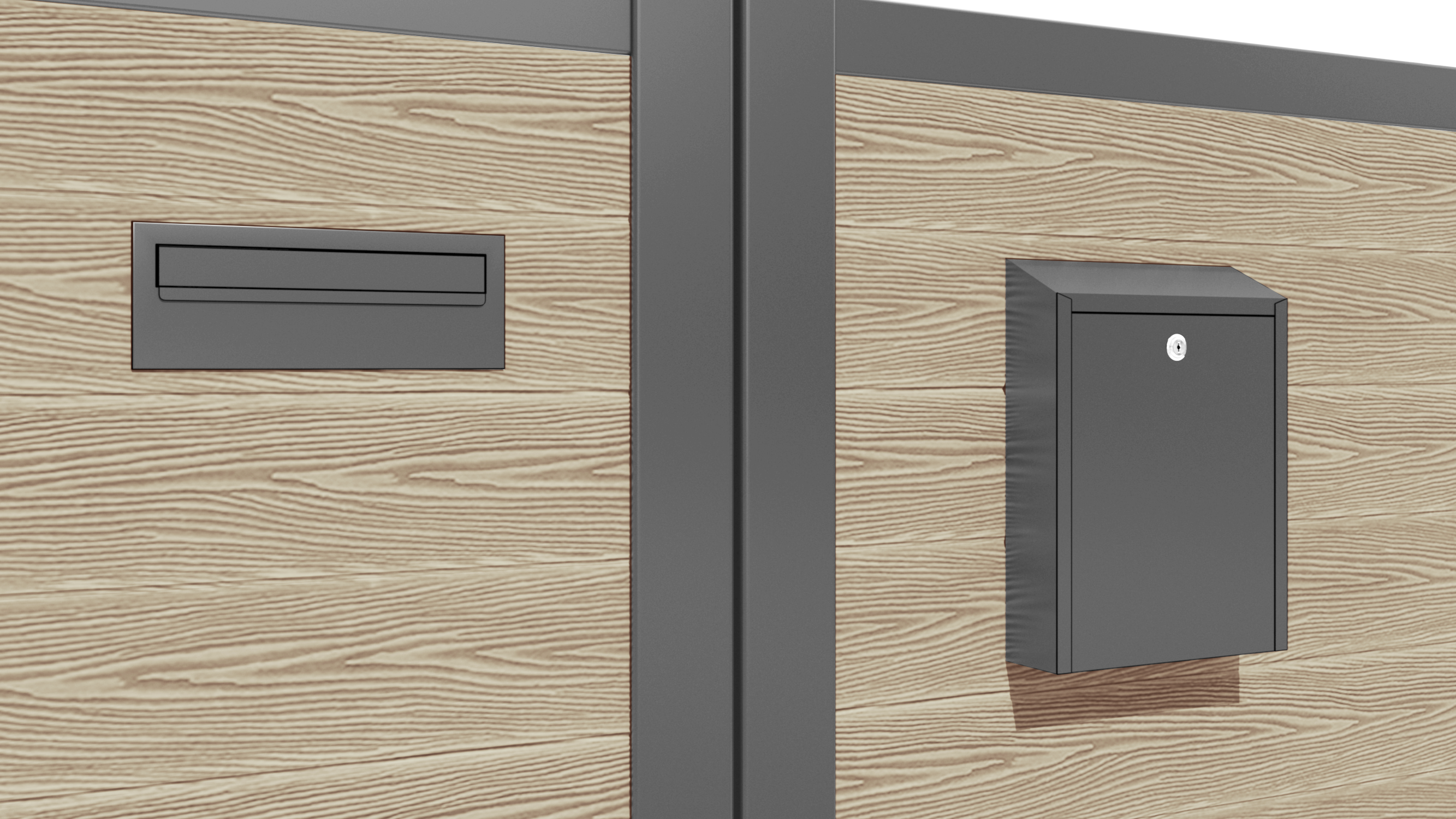 Classic Hive Straight Top Driveway Gate in Light Oak with Top Screen - Perfect for Home Security, Privacy Fencing, and Garden Decoration