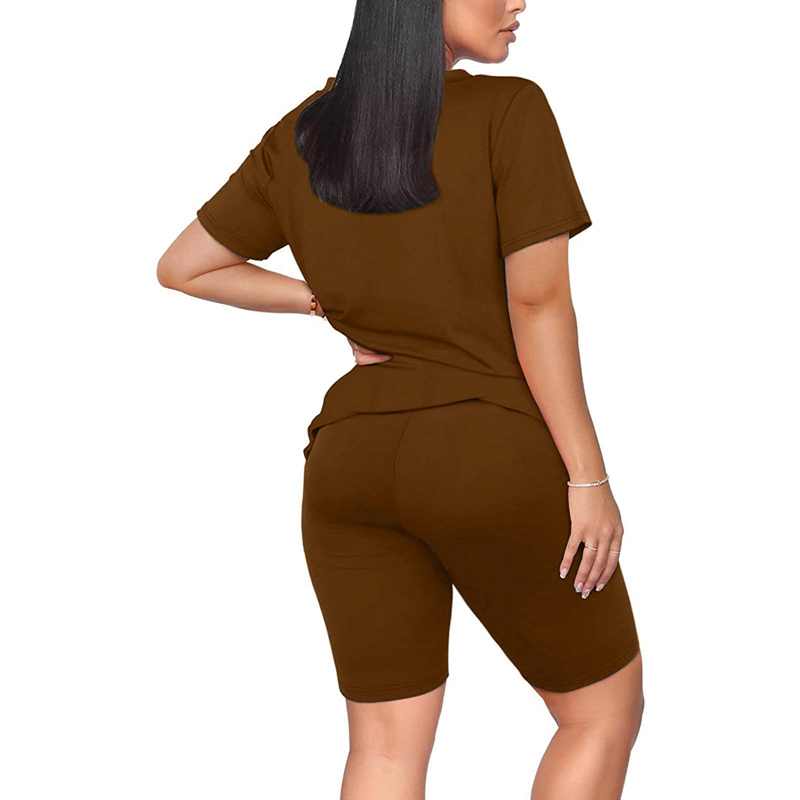 LCMTWX Women's 2-Piece Yoga & Gym Workout Set - High Waisted Flare Leggings & Hiking Shorts for Glute Training, Yoga, Fitness - Perfect Birthday Gift for Women | Ideal for Yoga Studios, Gym Sessions & Outdoor Activities