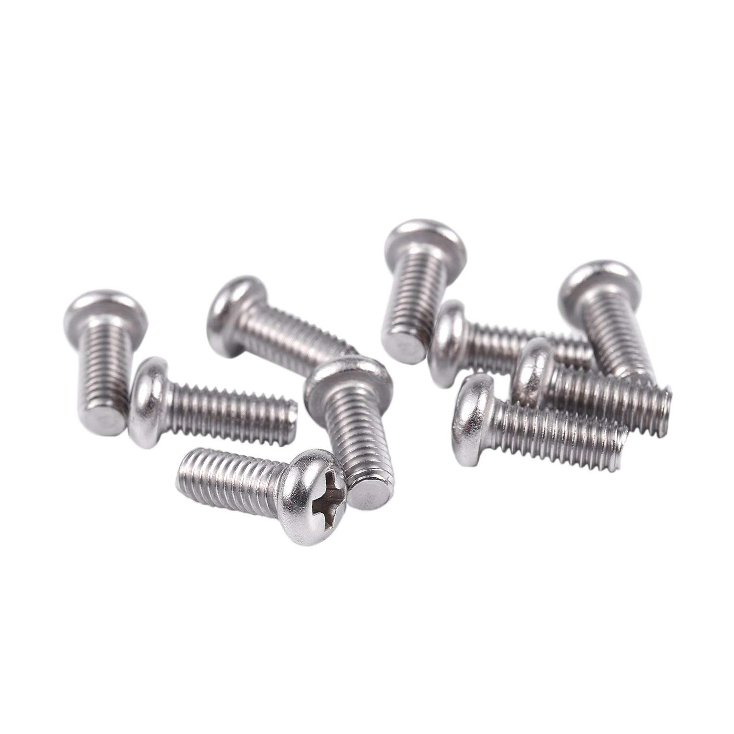 10mm LCD Monitor Stand Mounting Screws - Pack of 10 for Computer TV Screens - Perfect for Securing Monitor Stands to Desks and Workstations