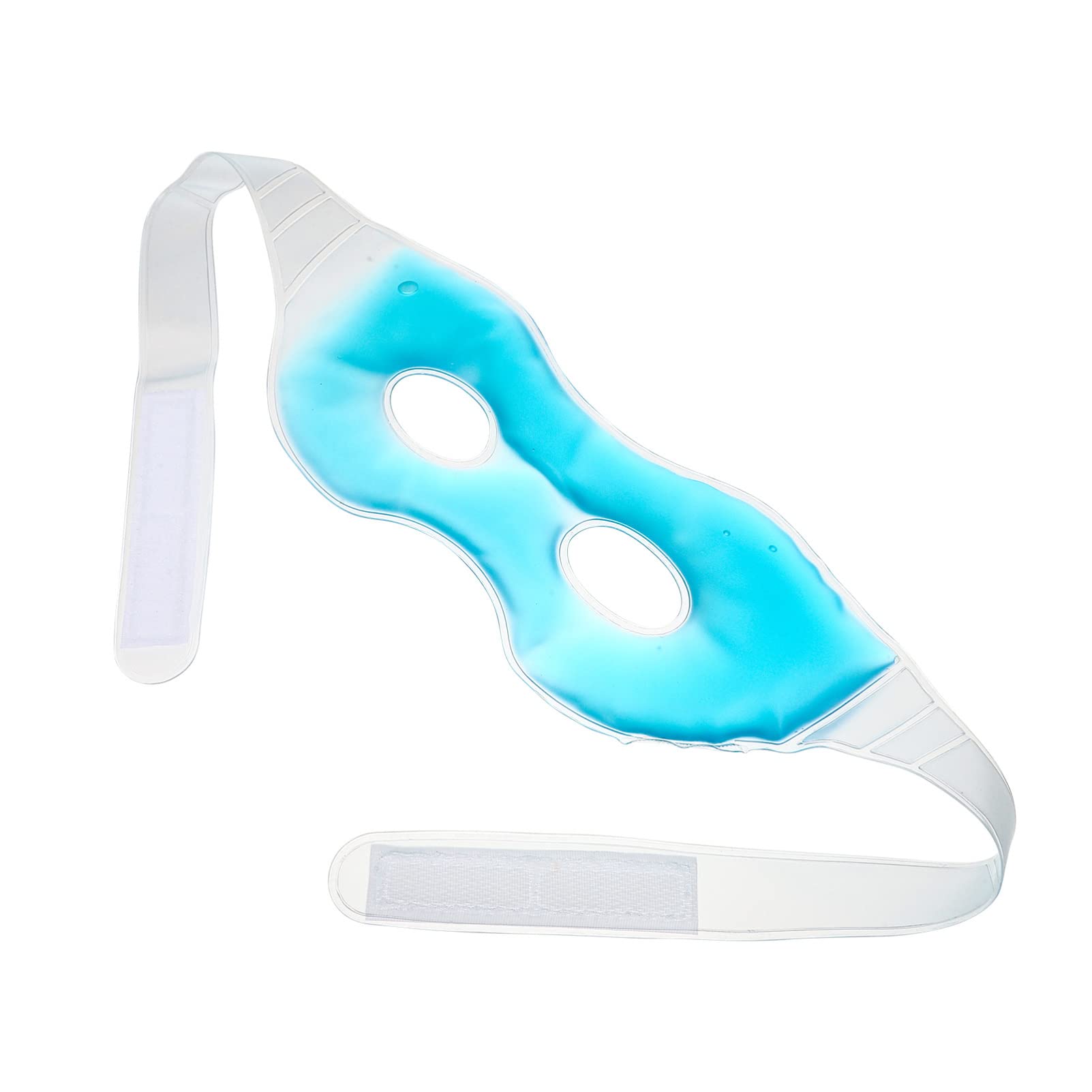 Cooling Ice Eye Mask for Puffy Eyes & Dark Circles - Reusable Cold Compress Bead Eye Patch for Headache & Migraine Relief - Perfect for Travel, Work & Relaxation at Home
