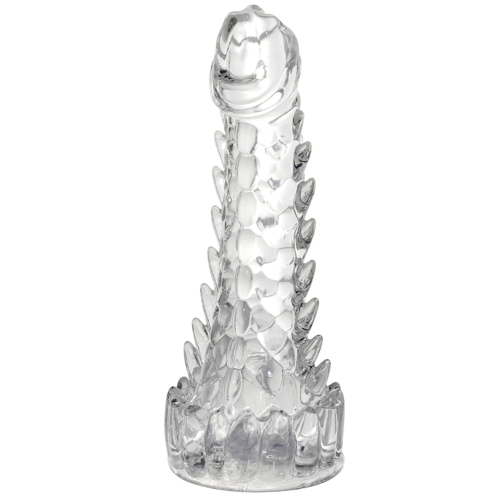 20CM Transparent Dragon Monster Dildo with Suction Cup - Flexible Silicone Sex Toy for Women - Perfect for Solo Play, Couples Fun & Fantasy Roleplay