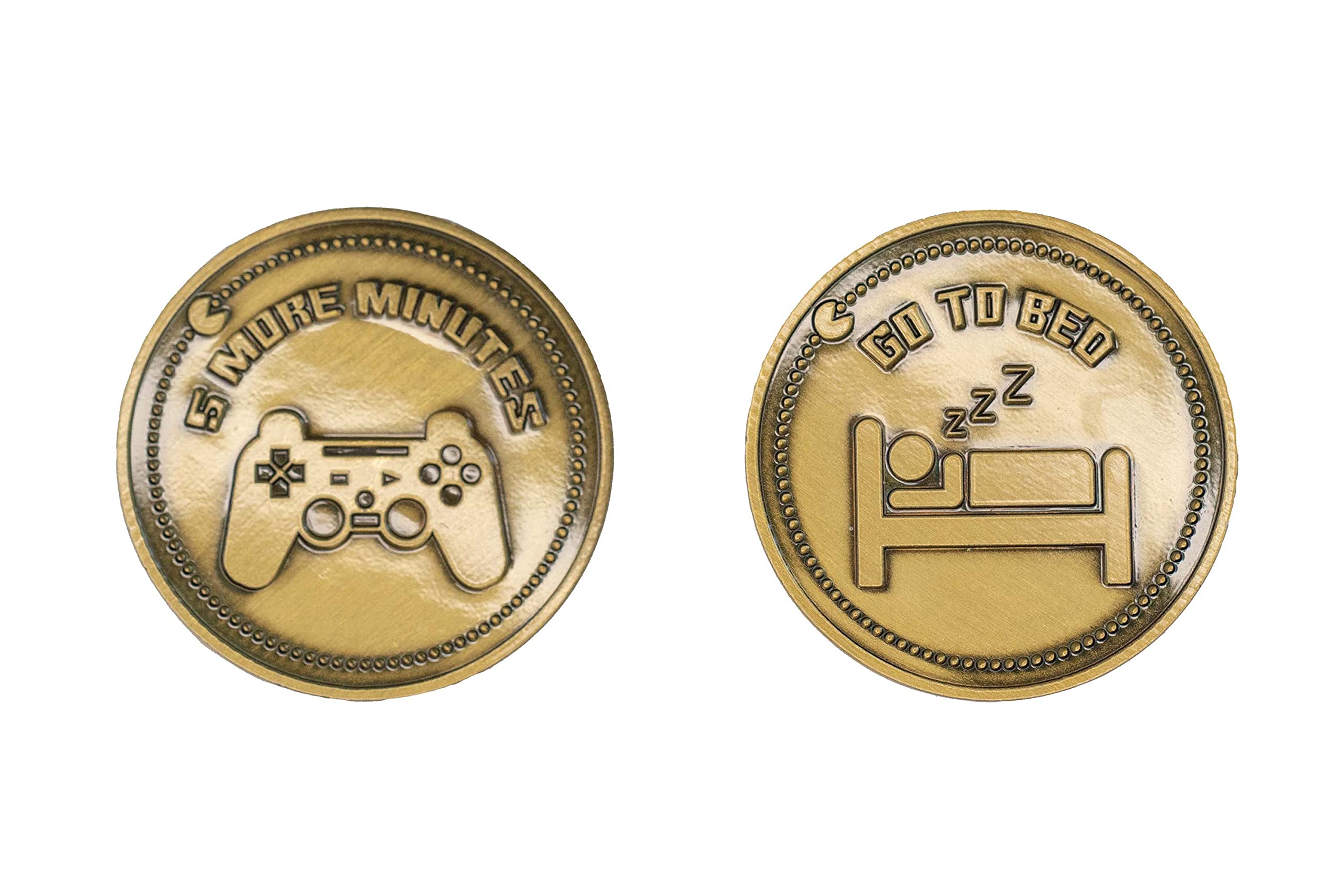 Prosperous Goods Tokenz Gamer Decision Maker Double Sided Coin - Fun Gaming Accessory for Men, Women, Kids & Teens | Perfect for Game Nights, RPGs & Collectors