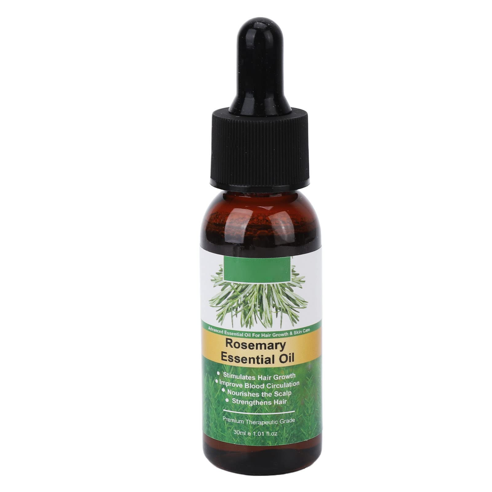 Best Rosemary Essential Oil for Hair Growth & Care - 30ml Safe & Strengthening Treatment for Thicker, Healthier Hair - Perfect for Home Use & Travel