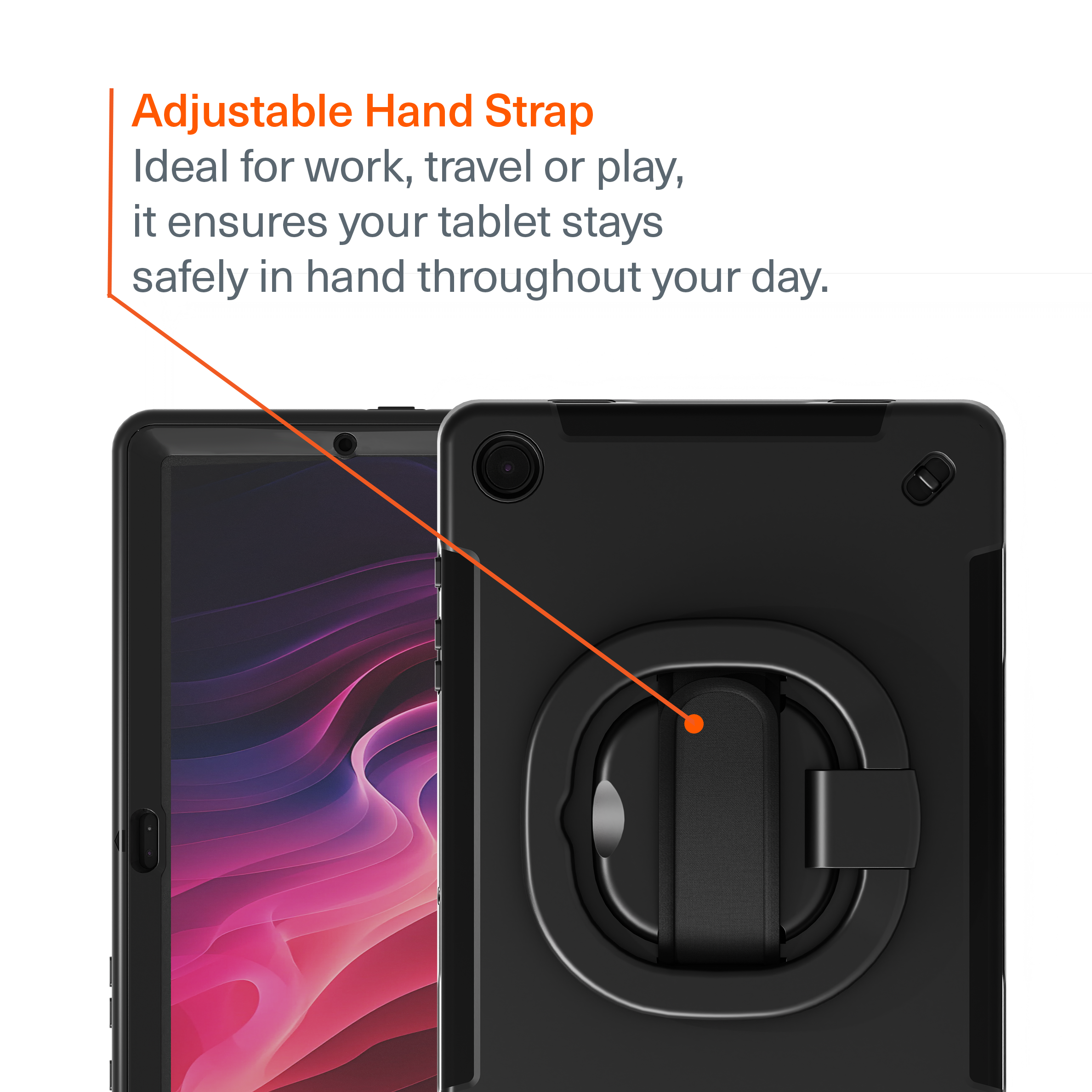 Durable Shockproof Case for Samsung Galaxy Tab A9+ - Perfect for Travel, Work & Outdoor Protection