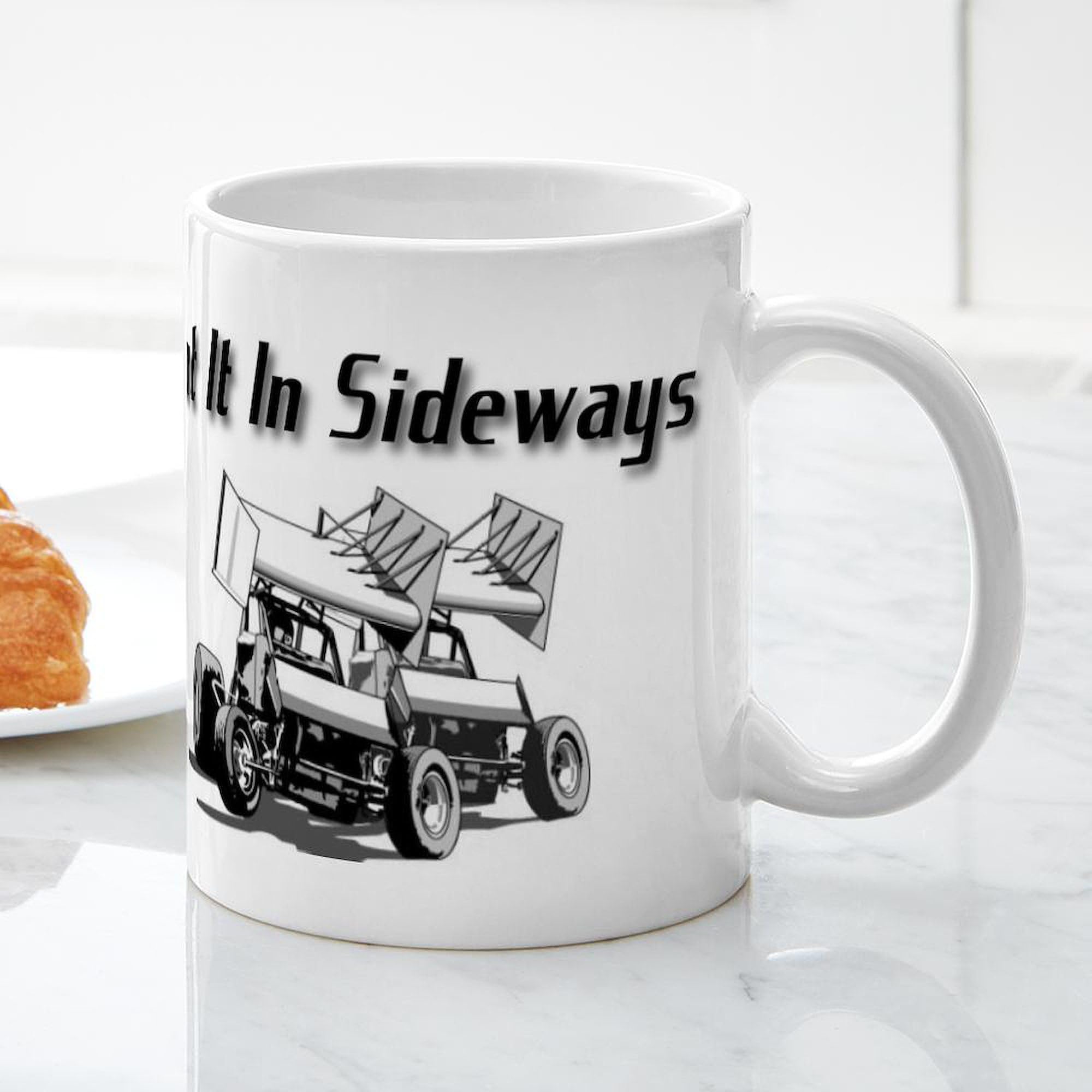 Put It In Sideways 11 oz Ceramic Coffee Mug (325ml) - Funny Novelty Tea Cup for Office, Home & Gifts - Perfect for Coffee, Tea & Hot Beverages