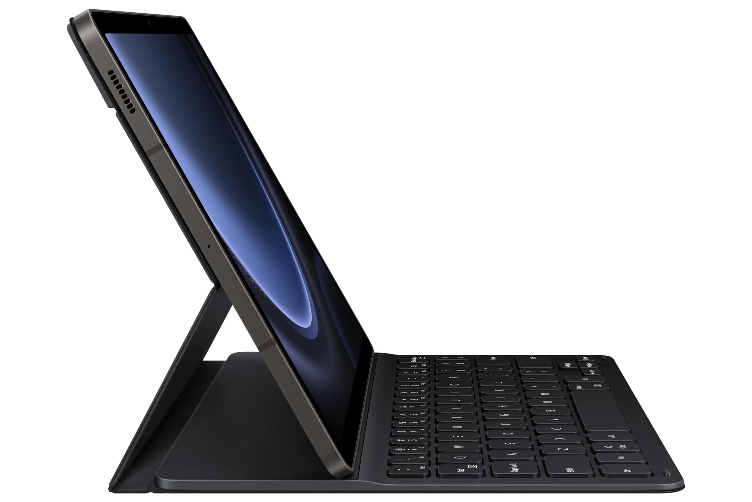 Samsung Galaxy Tab S9 FE+ Book Cover Keyboard Case - Magnetic Back, Wireless Keyboard Sharing, US Version (Black) | PC-Like Experience with Versatile Viewing Positions | Perfect for Work, Study & Entertainment