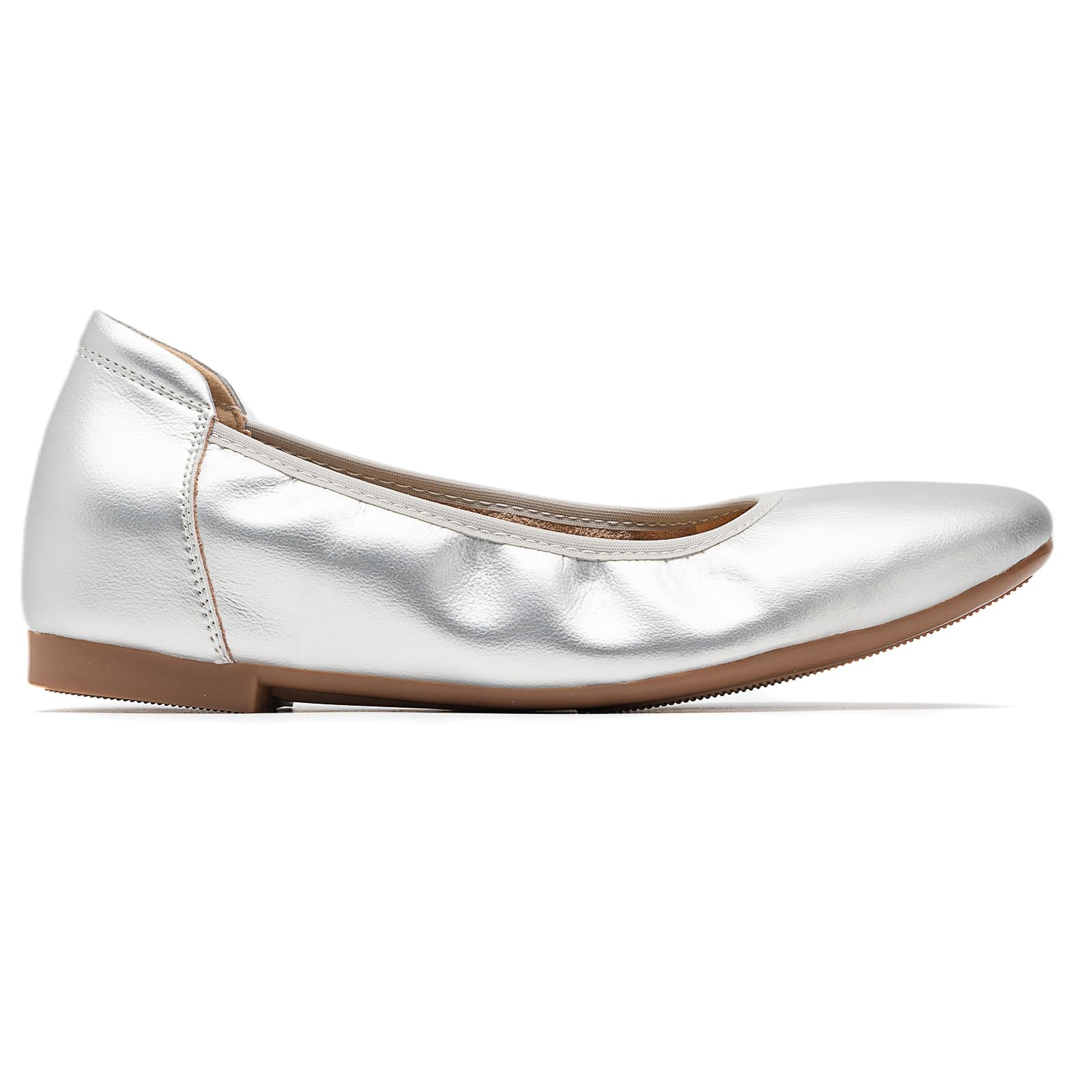 Women's Foldable Ballet Flats - Classic Round Toe Slip-On Dress Shoes for Office & Casual Wear | Comfortable Work Shoes for Women | Perfect for Commuting, Travel & Everyday Use