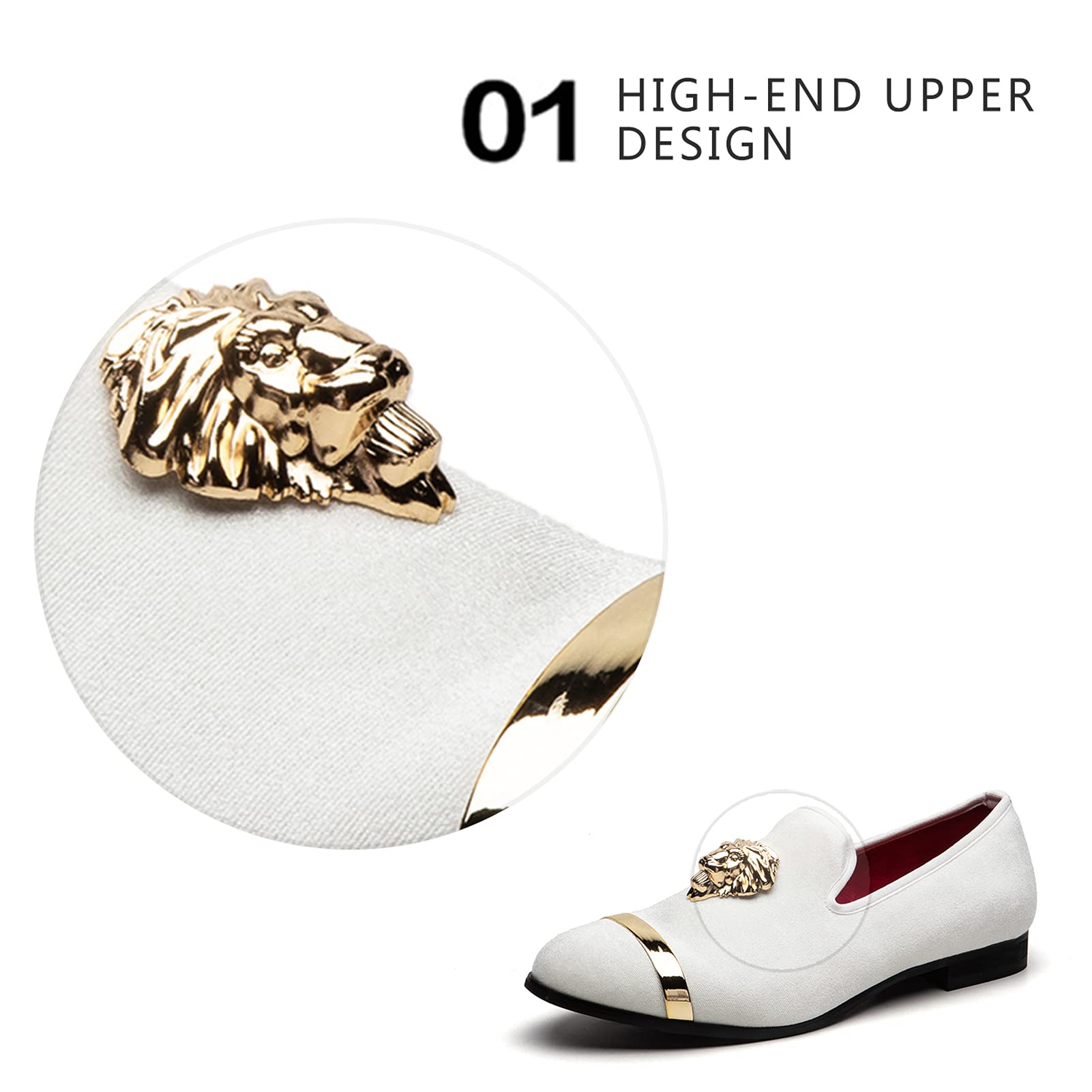 Luxury Meijiana Men's Loafers - Formal Wedding Dress Shoes & Stylish Party Shoes for Men - Perfect for Weddings, Proms, and Black Tie Events