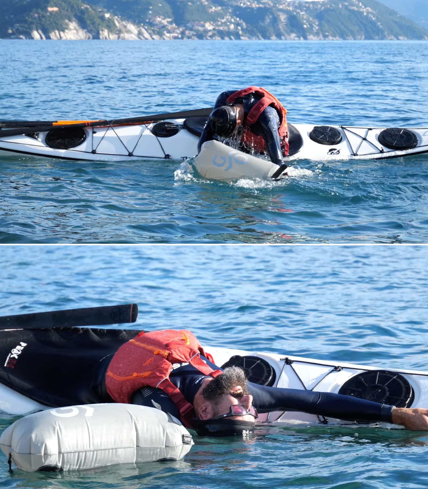 Gearlab Rolling Float - Award-Winning Kayak Avataq & Paddle Float for Rolling Practice & Self Rescue | Perfect for Kayaking, Canoeing & Water Safety Training