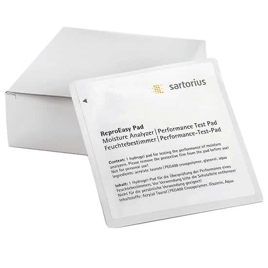 Sartorius YHP02MA ReproEasy Test Pads - 20 Pack for MA37 & MA160 Moisture Analyzers | Precise Moisture Measurement for Laboratories & Industrial Quality Control