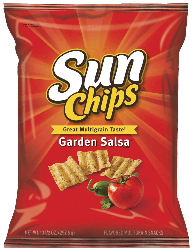 Sun Chips Multigrain Snacks - Garden Salsa Flavor, 10.5 Ounce (Pack of 3) | Healthy Baked Whole Grain Chips for Parties, Picnics & On-the-Go Snacking