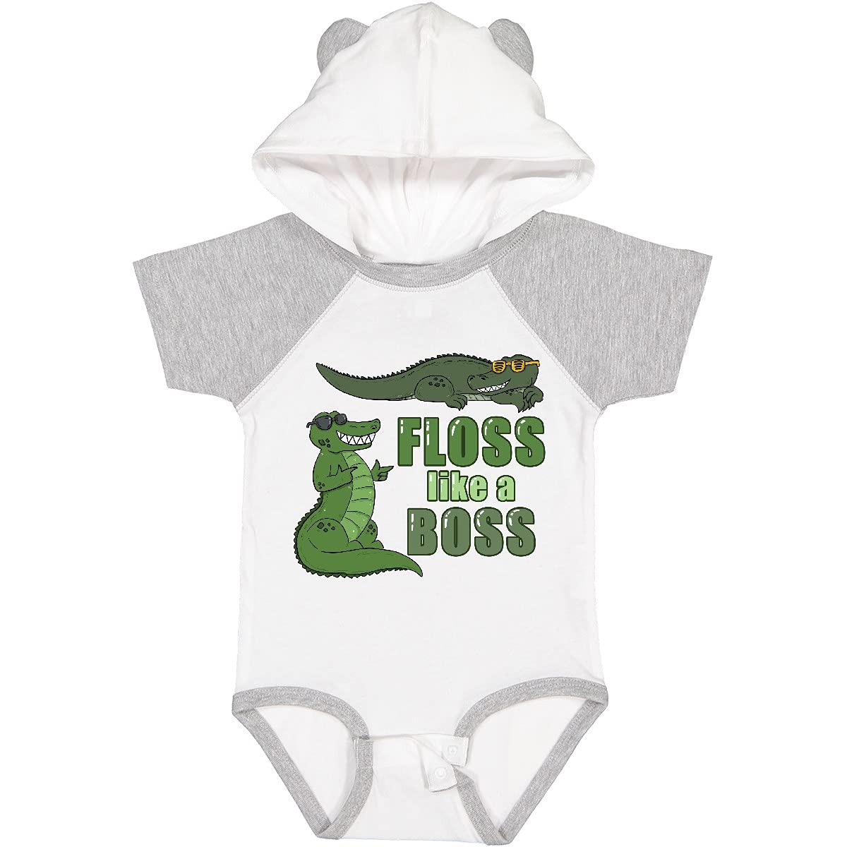Floss Like a Boss Gators Baby Bodysuit - Cute Alligator Printed Onesie for Infants & Toddlers - Perfect for Playtime, Photo Shoots & Everyday Wear