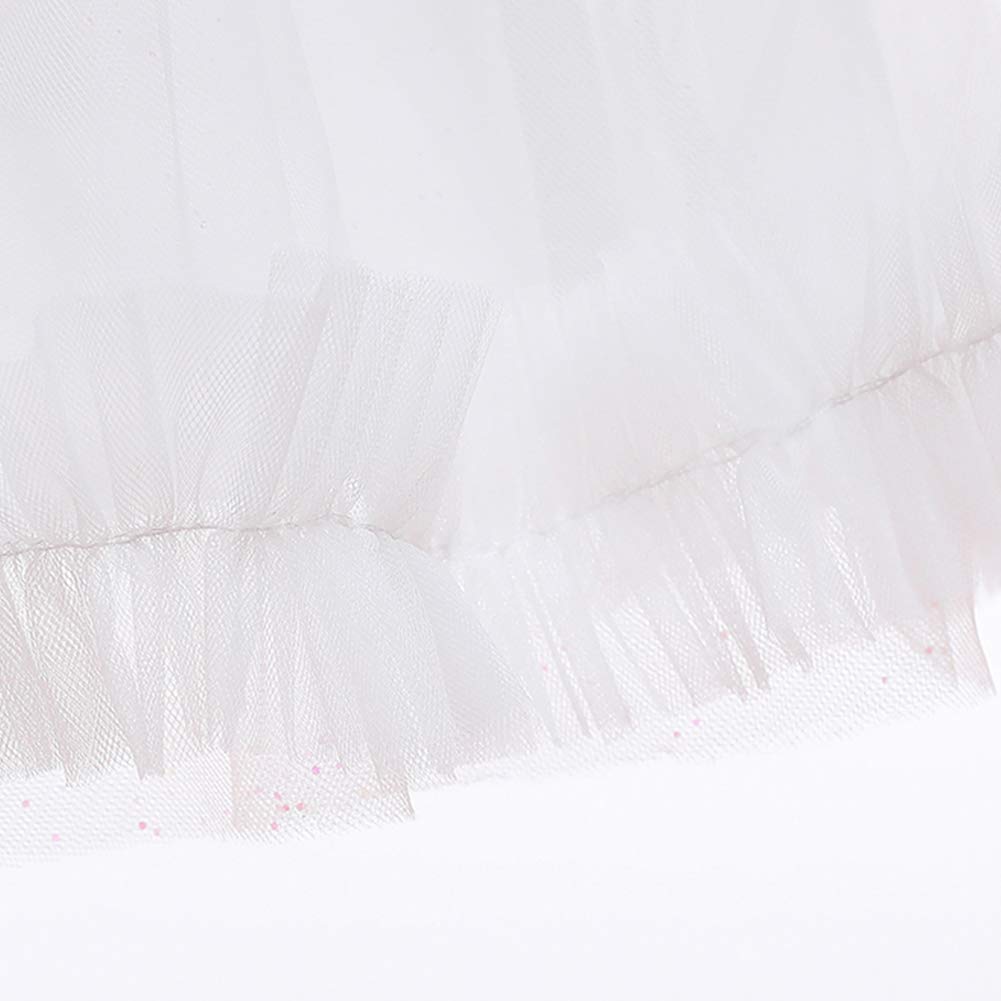 Elegant Flower Lace Princess Tulle Long Dress for Girls - Kids Formal Prom Pageant Dance Gown - Perfect for Birthday Parties, Weddings & Special Occasions