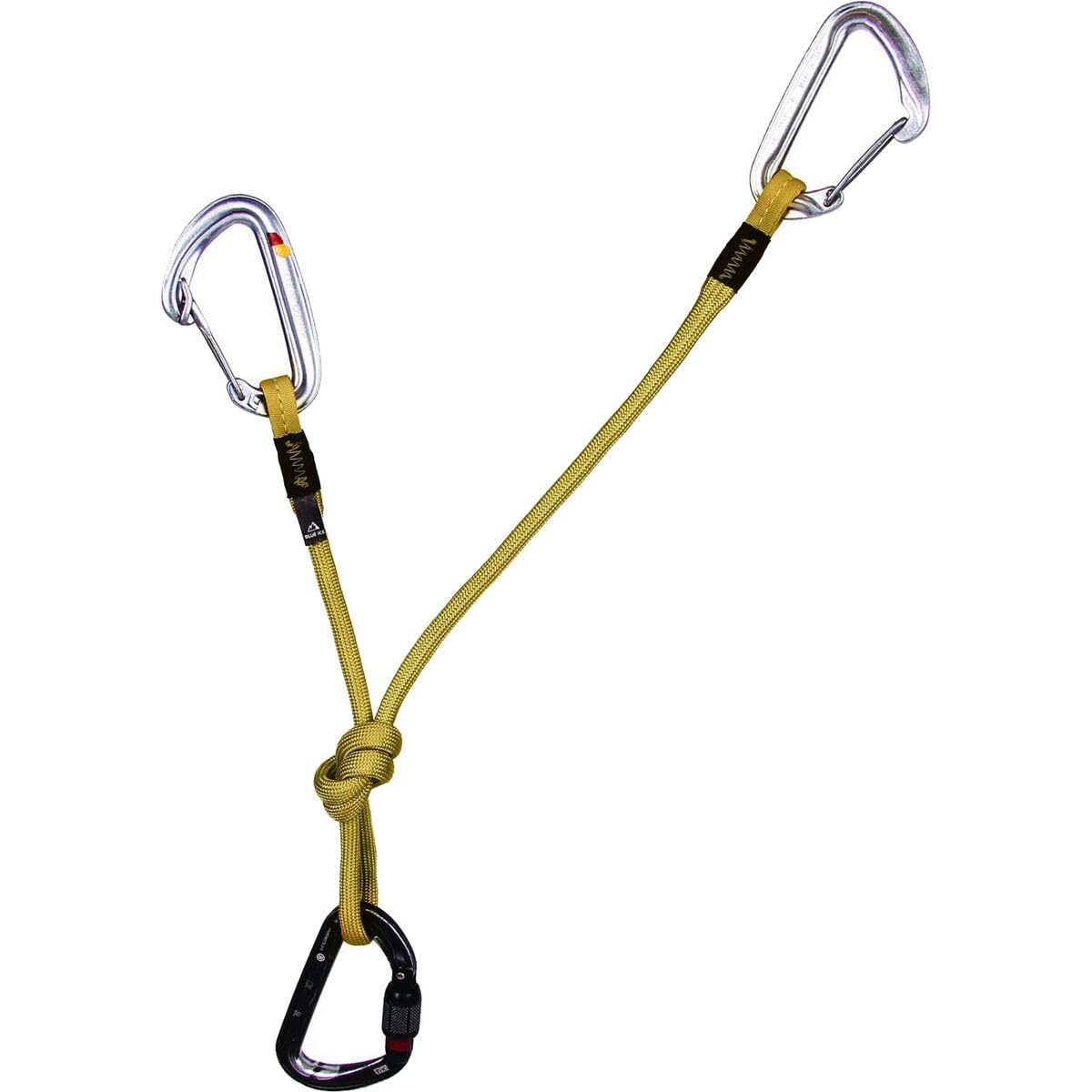 Blue Ice Alpine Runner 90cm Climbing Rope - Lightweight & Durable for Mountaineering, Rock Climbing & Outdoor Adventures - Yellow