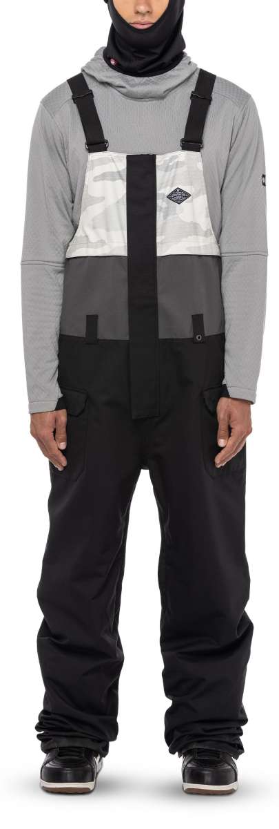 686 Frontier Shell Bib Snow Pants for Men & Women - Waterproof & Insulated Winter Ski Bib Overalls (2022-2023) - Perfect for Skiing, Snowboarding & Cold Weather Activities