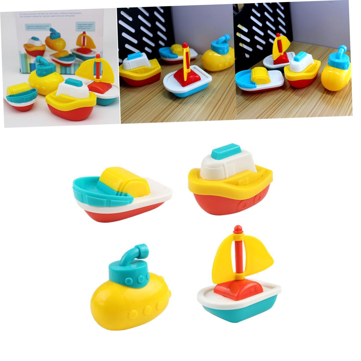 Vaguelly 8-Piece Bath Toy Set for Toddlers - Fun Animal Shaped Bathtub Toys for Kids, Waterproof Bathroom Playtime for Boys & Girls - Perfect for Baby Shower Gifts & Sensory Play in Tub