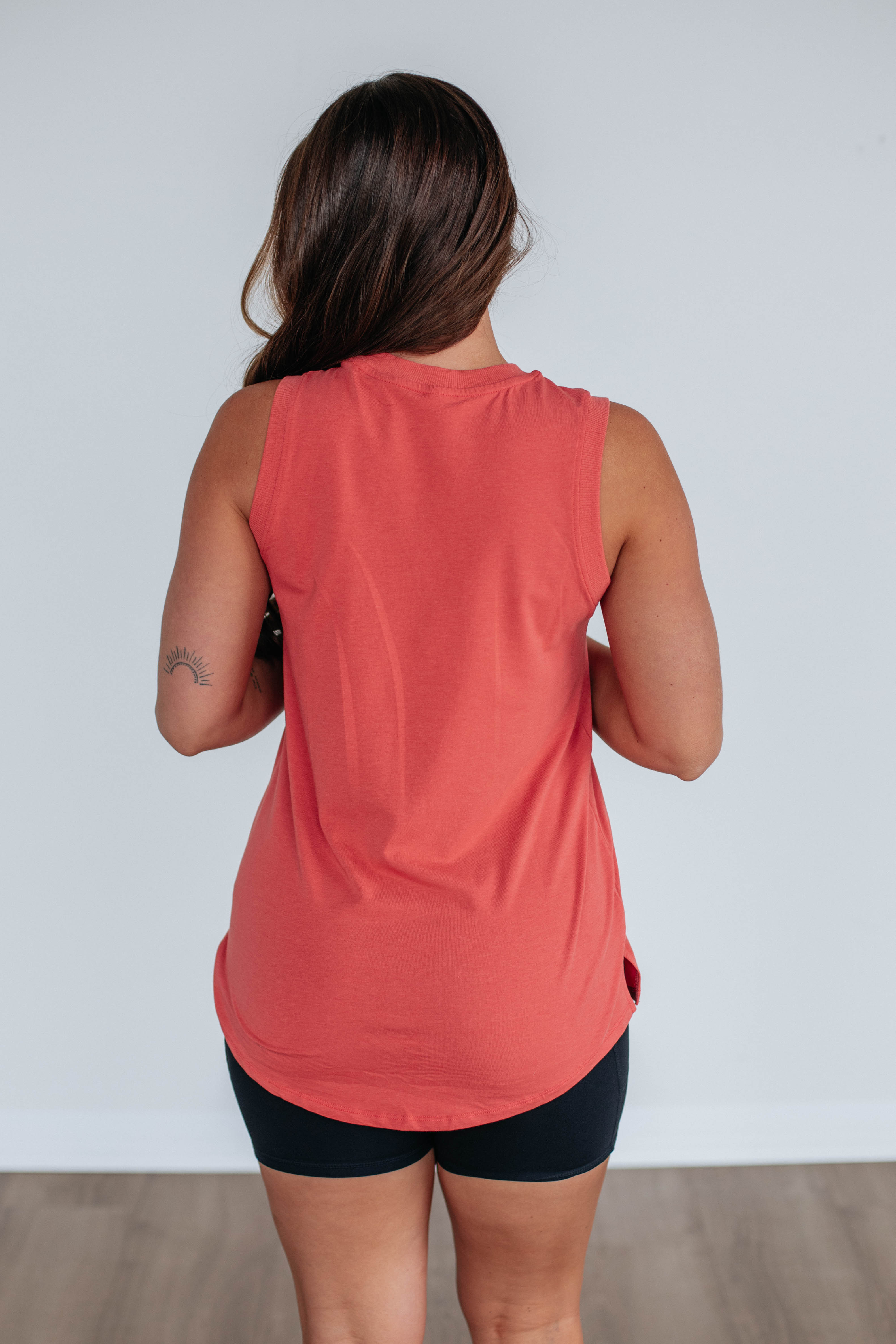 Elandra Women's Basic Tank Top - Soft Sienna Color for Casual Wear, Layering & Summer Outfits