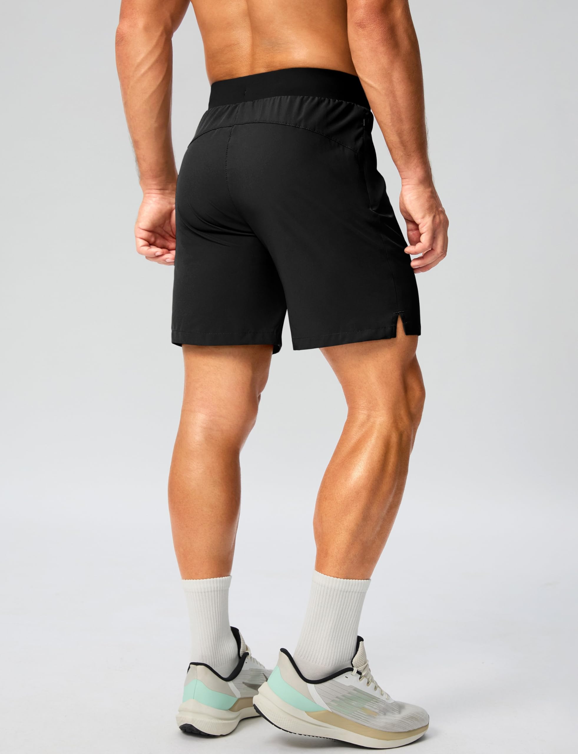 Men's 7'' Workout Shorts with Zipper Pockets - Lightweight Quick-Dry Athletic Running Gym Shorts for Men | Perfect for Training, Jogging & Outdoor Activities