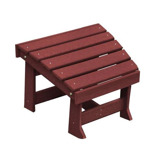 A & L Furniture Poly New Hope Footstool - Soft and Durable Ottoman with Sturdy Legs - Perfect for Living Room, Bedroom, or Office Decor