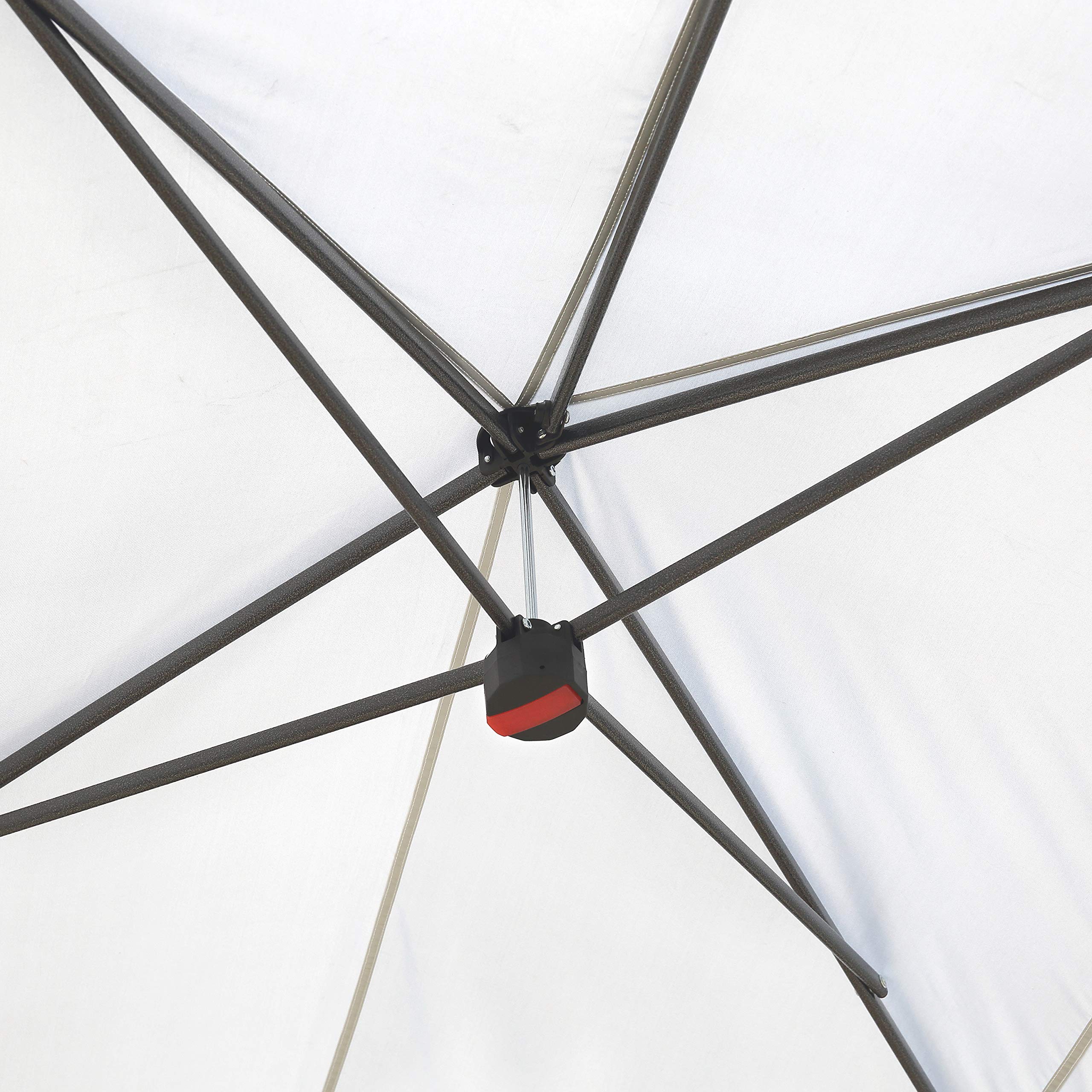 ARROWHEAD OUTDOOR 10’x20’ Pop-Up Canopy Tent - Instant Shelter with 300D Waterproof & UV Resistant Fabric - Easy One Person Setup - Includes Wheeled Carry Bag, Guide Ropes & Stakes - Perfect for Backyard Parties, Camping, Beach & Outdoor Events (Blue, KGS0391U)