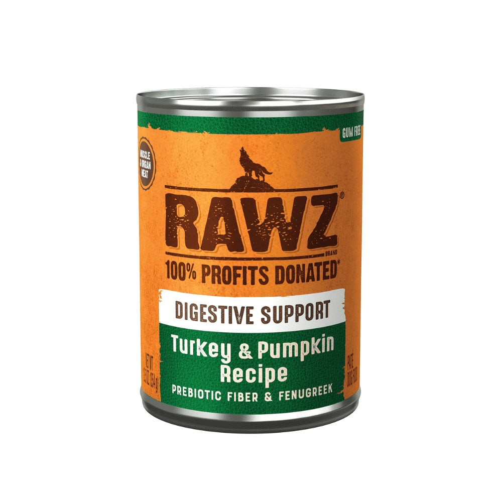 Turkey & Pumpkin Wet Dog Food for Digestive Support - Grain-Free, High Protein Meal for Sensitive Stomachs - Perfect for Puppies & Adult Dogs with Digestive Issues