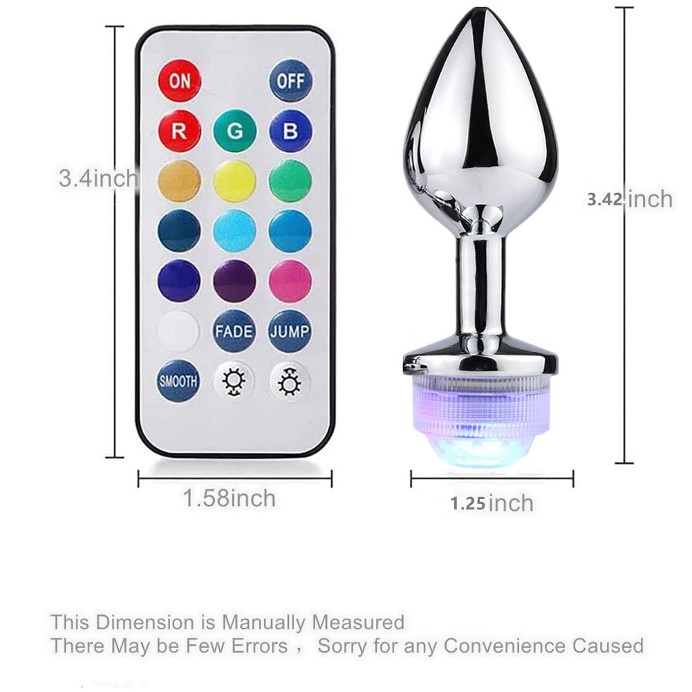 Metal Jewelry Anal Plug - Unisex Sex Toy for Beginners & Advanced