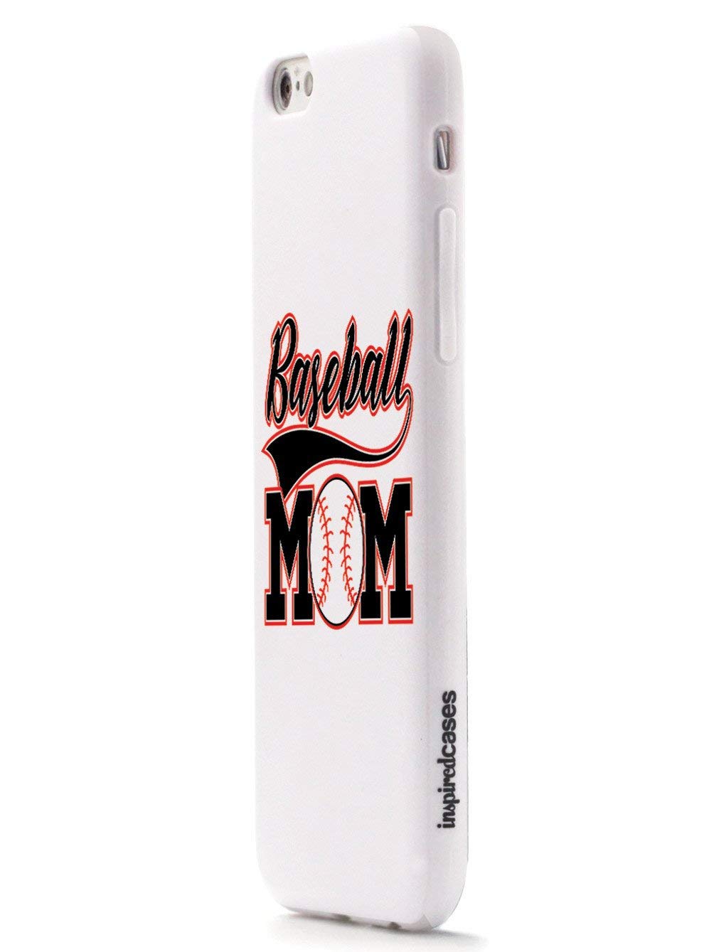Inspired Cases - iPhone 11 Pro Max Case Compatible - 3D Textured Protective Cover for Apple iPhone 11 Pro Max - Baseball Mom Design - White - Perfect for Sports Enthusiasts & Gift Giving