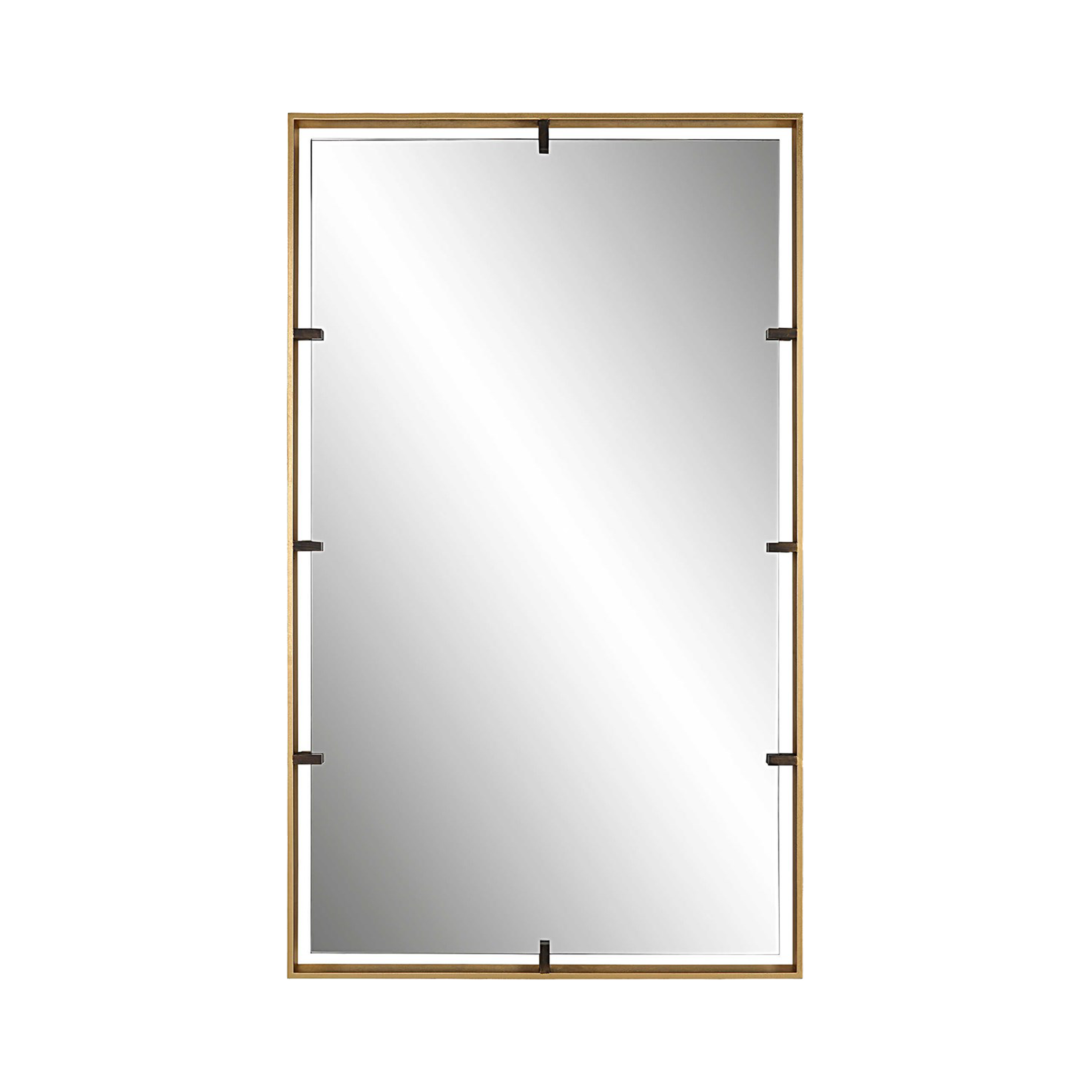 Darrow Wall Mirror - Modern Round Bathroom Vanity Mirror with LED Lights for Makeup & Shaving - Perfect for Bedroom, Bathroom, and Entryway Decor
