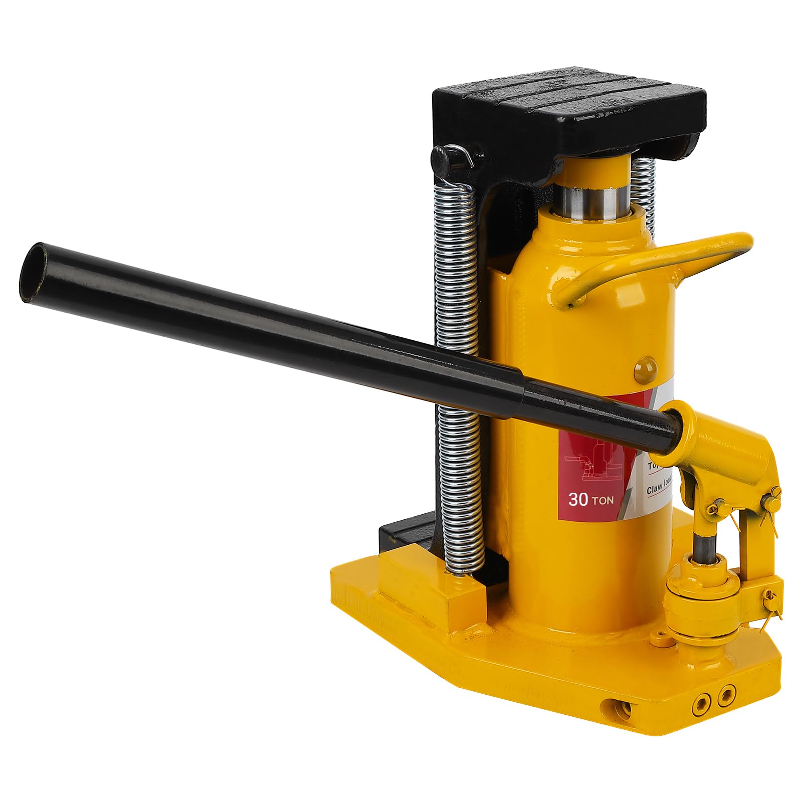 GARVEE 30 Ton Hydraulic Toe Jack - Heavy Duty Floor Lift with Manual Hand Pump for Automotive, Industrial, and Construction Use