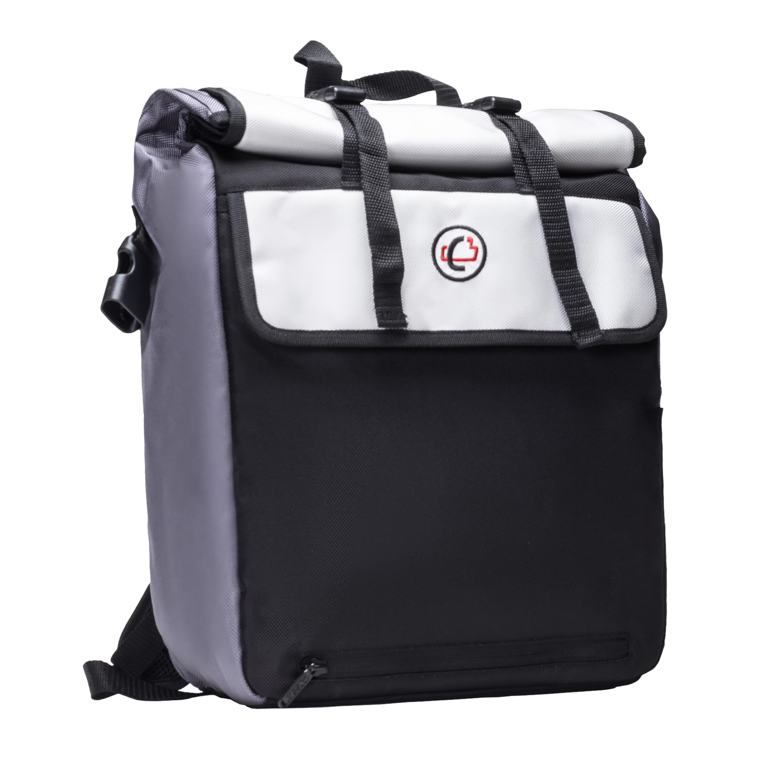 Case-It Laptop Backpack 2.0 with Hide-Away Binder Holder - Durable School & Work Backpack for 13-15 Inch Laptops (Black, BKP-202-BLK) - Perfect for College Students, Office Professionals & Business Travel