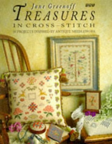 Treasures in Cross-Stitch by Jane Greenoff - Cross Stitch Patterns Book for Beginners & Experts (1996) - Perfect for Home Decor, Gifts & Craft Projects