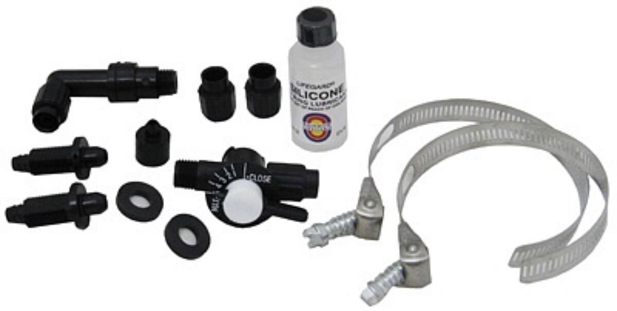 Rainbow 300 Offline Chlorinator Feeder Replacement Parts Kit - Includes Clamps & Fittings for Pool Maintenance | Compatible with Swimming Pool Chlorine Systems