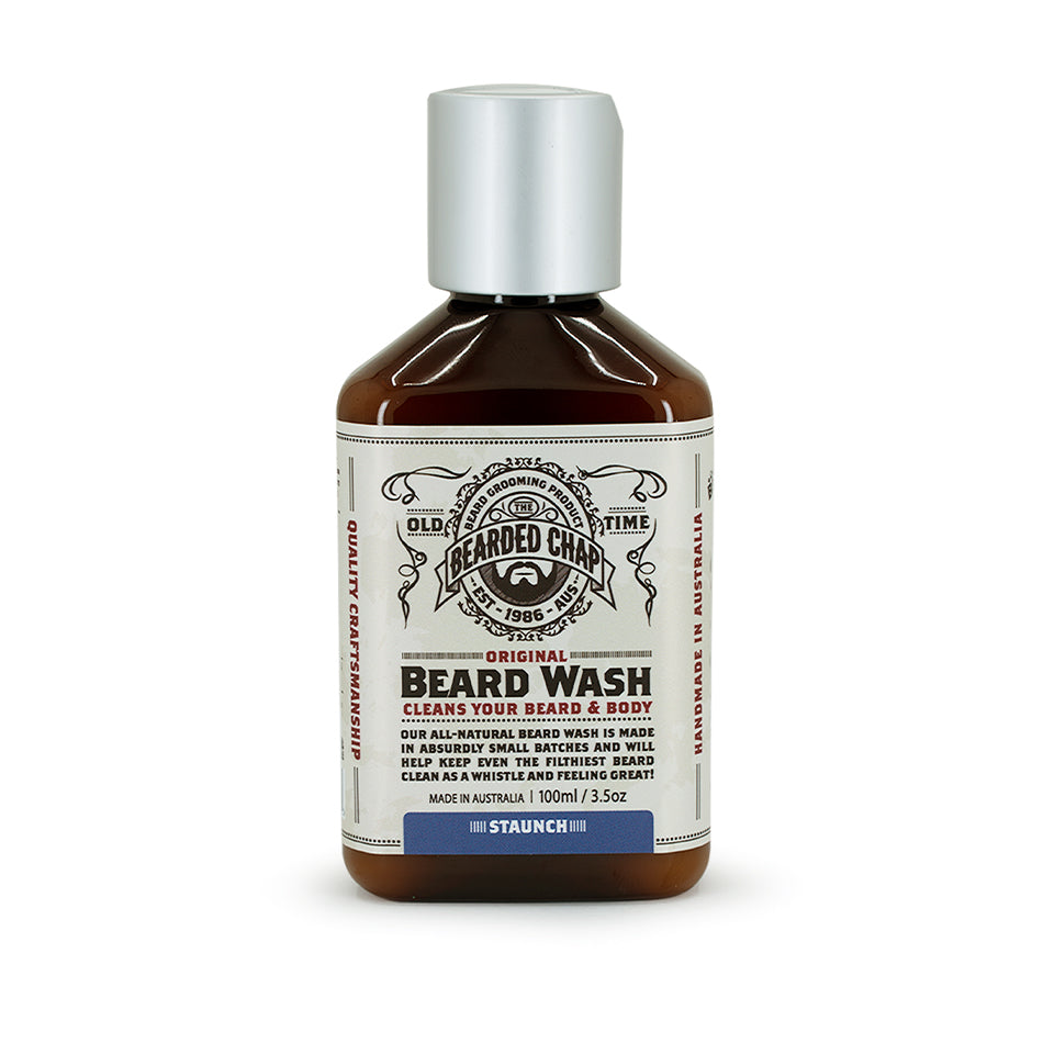 Premium Travel-Sized Beard Wash for Men - Natural & Gentle Cleansing Formula - Perfect for On-the-Go Grooming, Camping & Business Trips