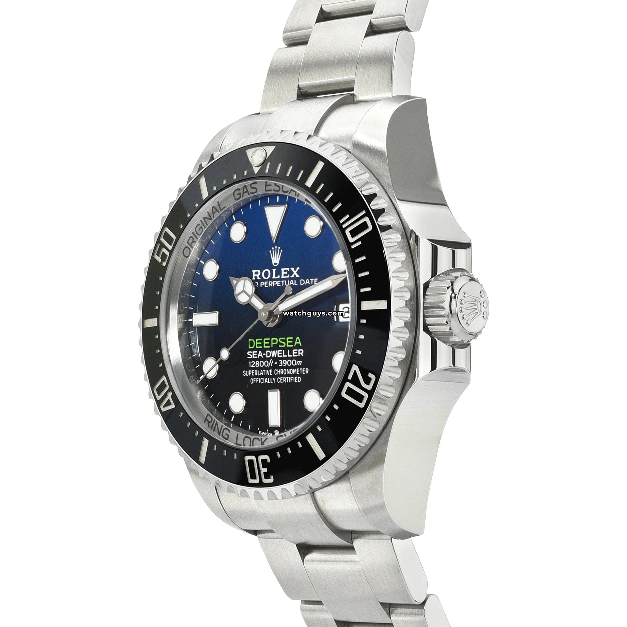 Rolex Sea-Dweller Deepsea 136660 Men's Luxury Dive Watch - 44mm Stainless Steel, Black Dial, James Cameron Edition for Professional Scuba Diving & Deep Sea Exploration