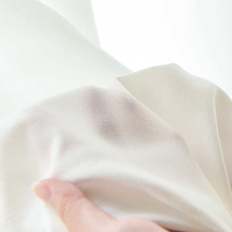 Breathable White Sheer Herringbone Pleated Curtains - Lightweight Custom Drapes for Living Room & Bedroom | Illusion Captivating Design