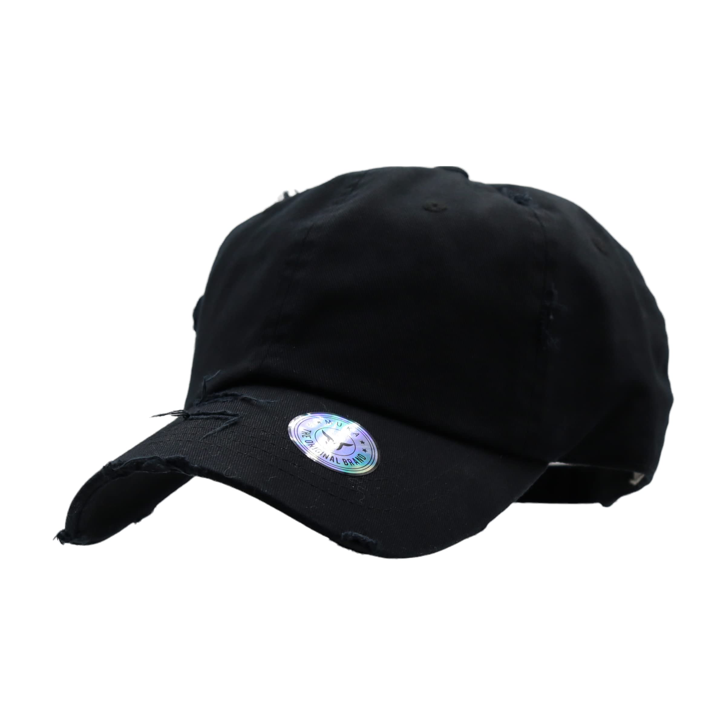 Vintage Washed Distressed Dad Hat - Cotton Adjustable Baseball Cap for Men & Women - Solid Color Plain Blank Unisex Hat for Casual Wear, Outdoor Activities & Street Fashion