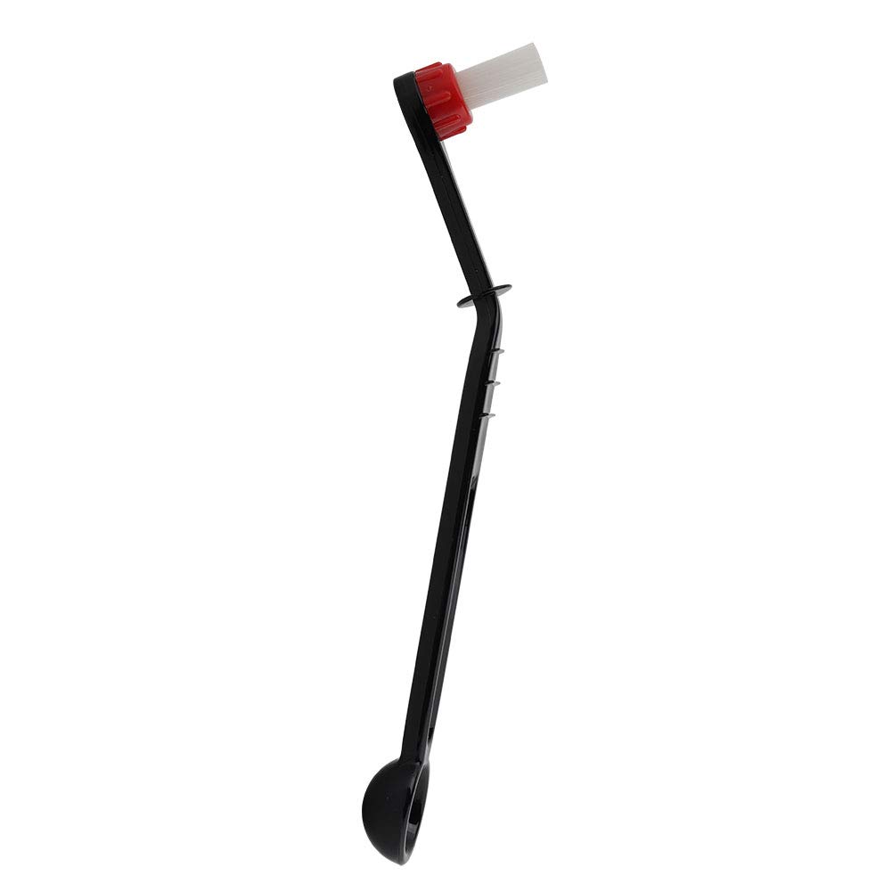 WNSC Espresso Grinder Brush - 30° Elbow Design Coffee Maker Cleaning Brush for Spoon, Powder & Grounds | Perfect for Espresso Machines, French Press & Drip Coffee Makers