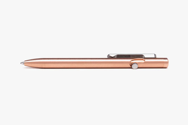 Tactile Turn Copper Slim Bolt Action Pen - Short 5.1