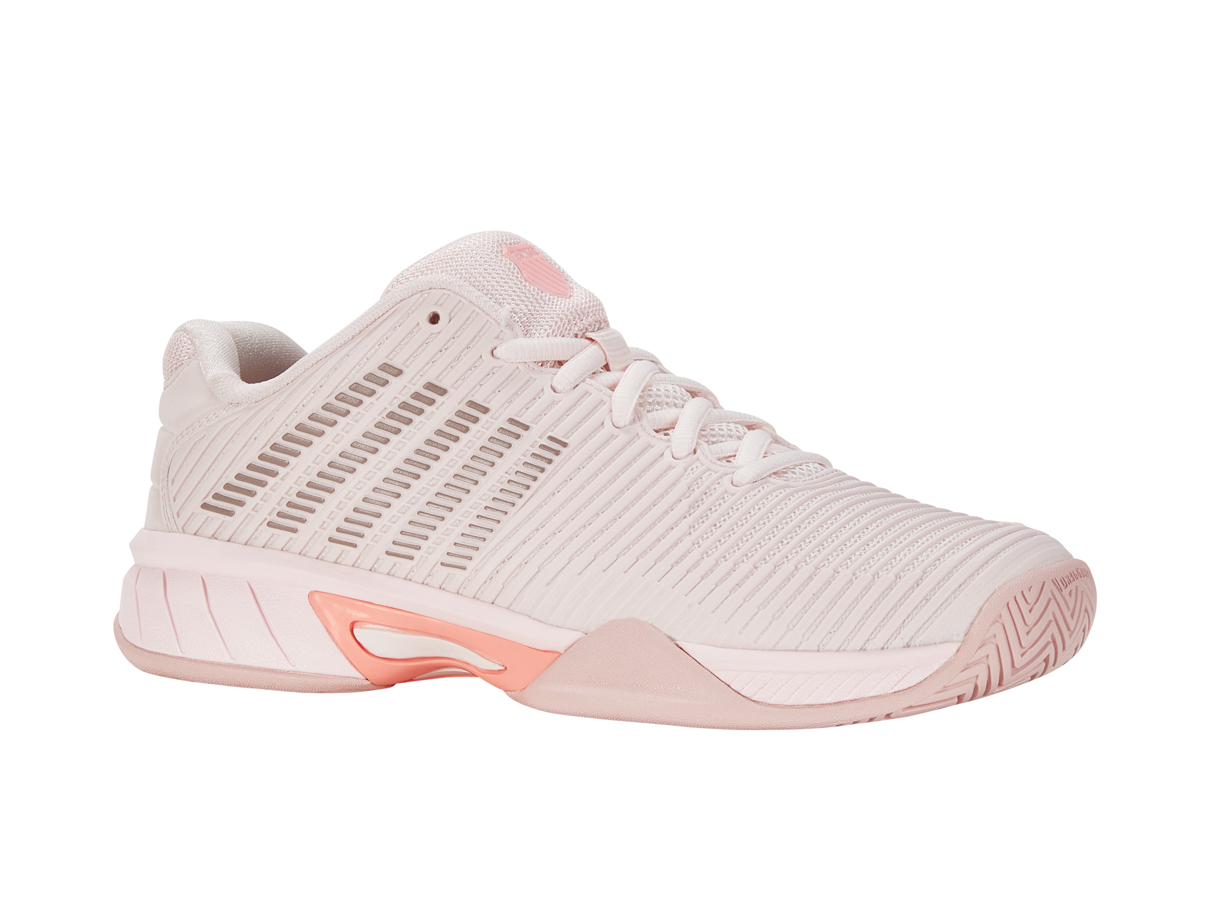 Hypercourt Express 2 Women's Running Shoes - Almost Mauve/Sepia Rose/Pale Neon Coral | Lightweight Cushioned Sneakers for Gym, Jogging & Everyday Wear