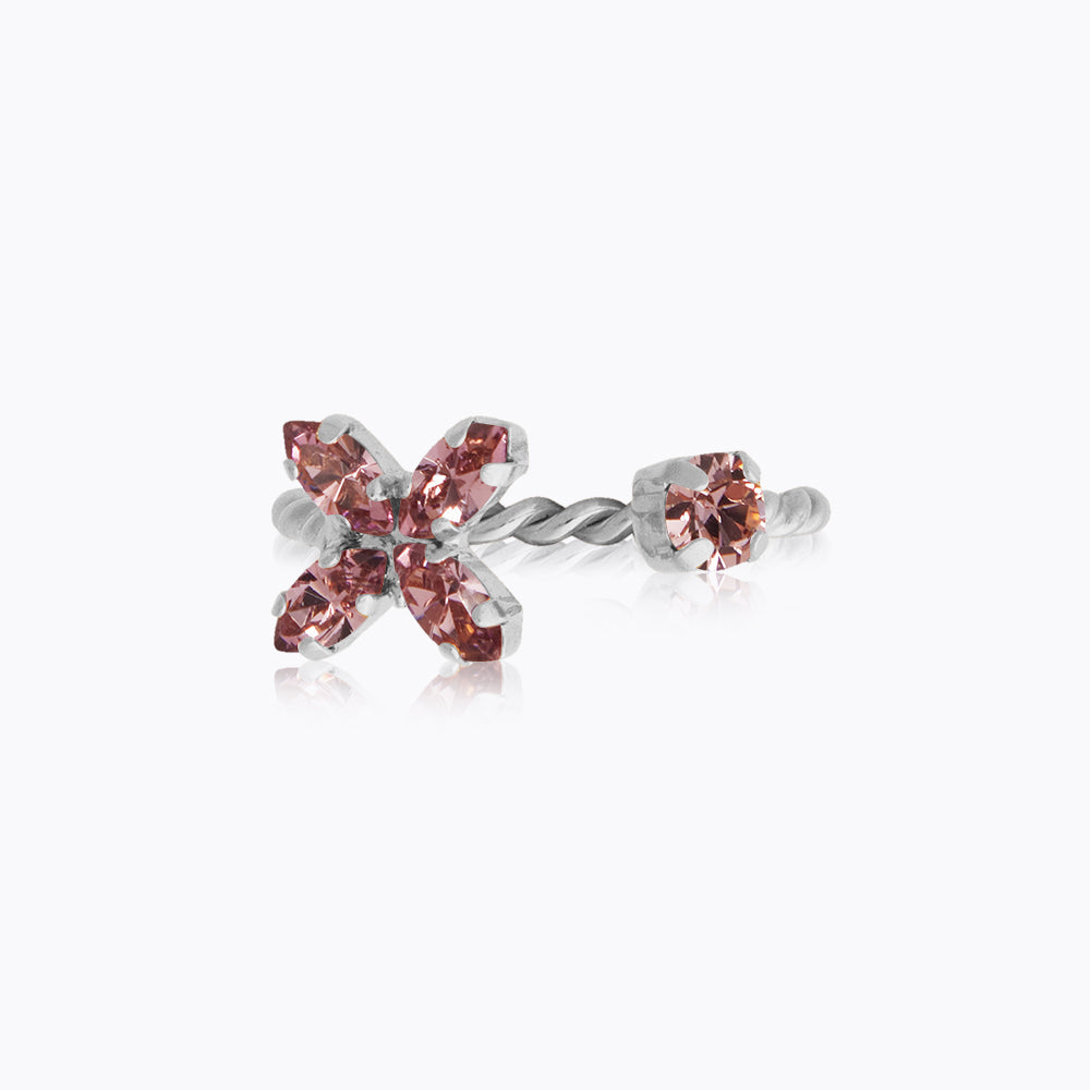 Elegant Crystal Star Ring with Light Amethyst Gemstone | Dainty Zodiac Jewelry for Women | Perfect for Birthday Gifts, Anniversary & Everyday Wear