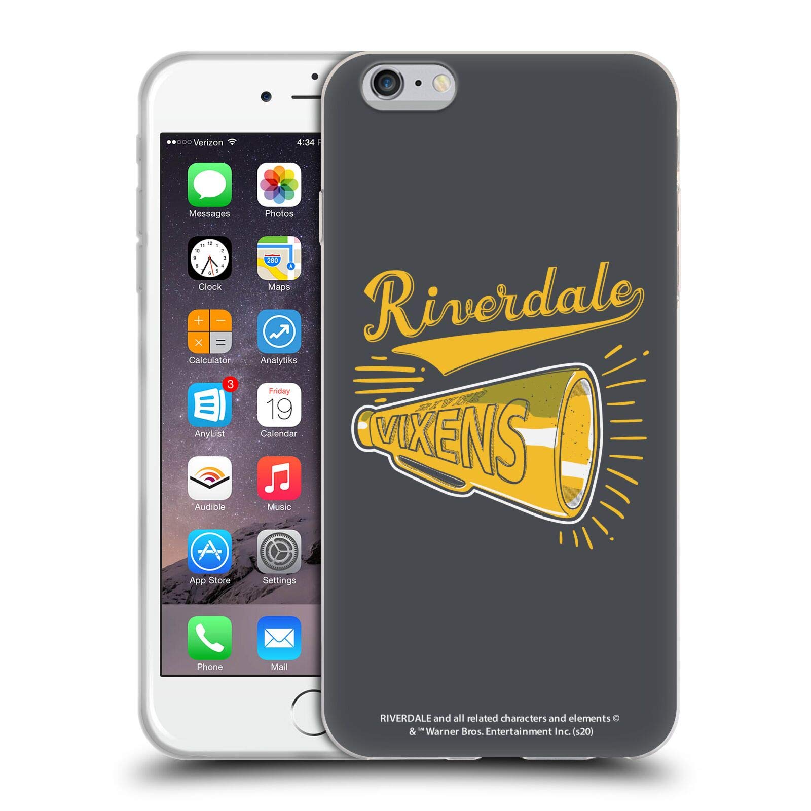Officially Licensed Riverdale Vixens Art Soft Gel Phone Case for Apple iPhone 6 Plus/6s Plus - Protective Cover for Fans, School, Work & Daily Use