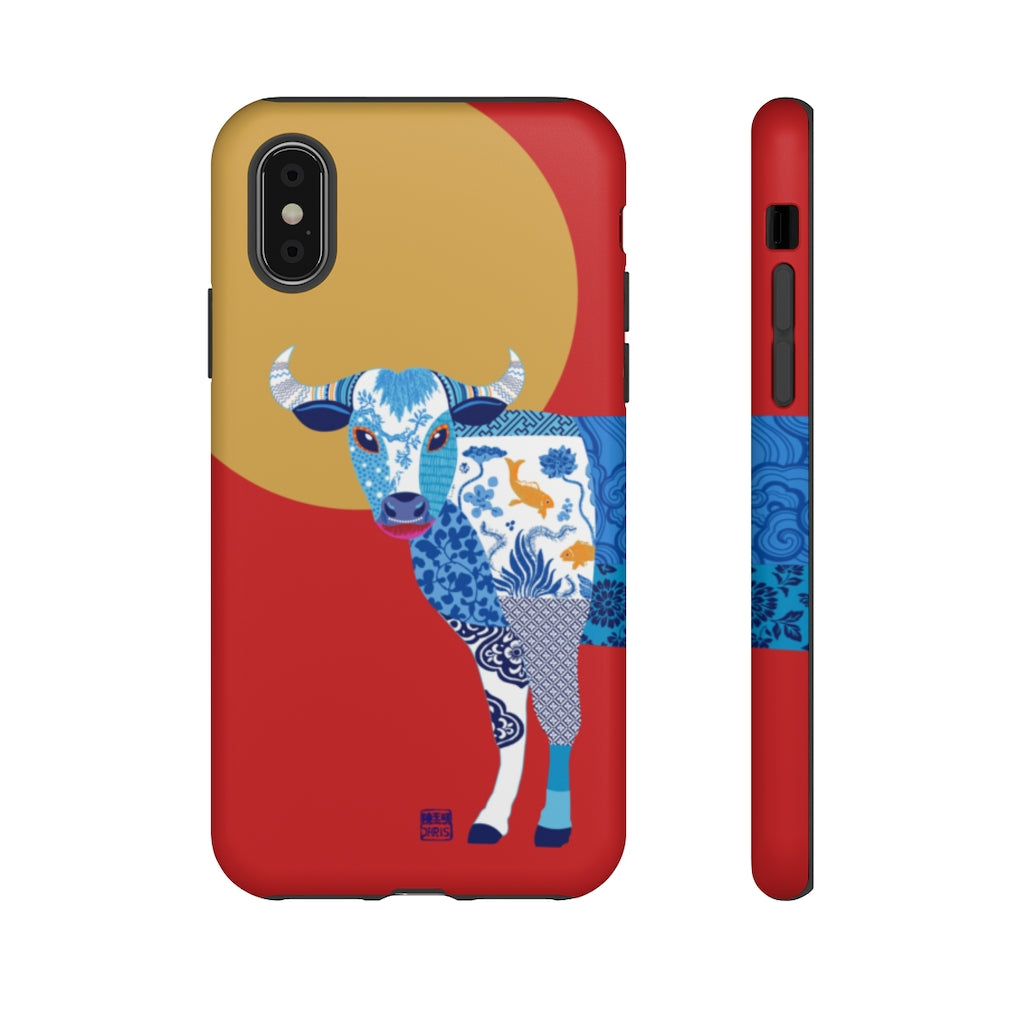 OX Chinese Zodiac Phone Case - Durable & Stylish Cover for iPhone & Samsung - Perfect for Lunar New Year & Zodiac Enthusiasts